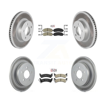 Disc Rotors and Ceramic (Front) & Semi-Metallic (Rear) Brake Pads Kit-KGA-105331 - Kit.bestparts.ca