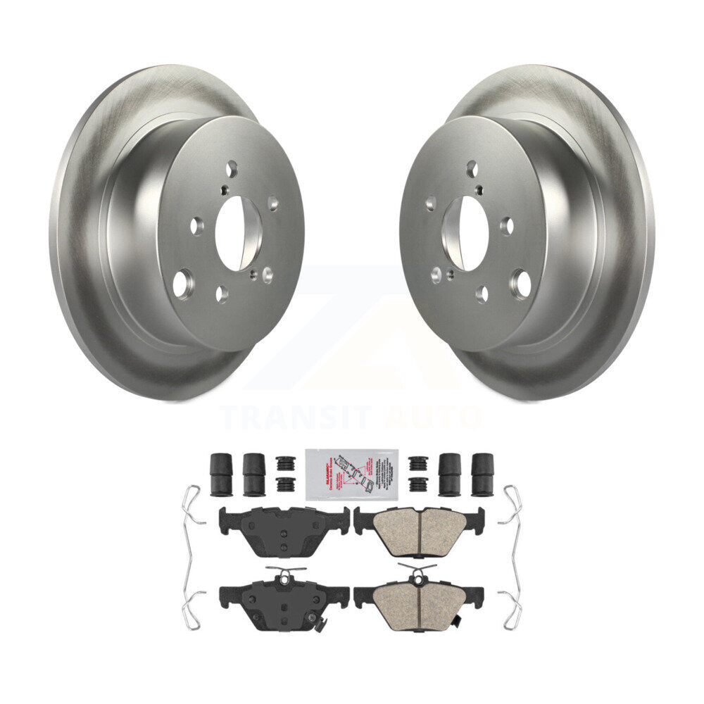 Coated Disc Rotors and Ceramic Brake Pads Kit-KGA-105434 - Kit.bestparts.ca