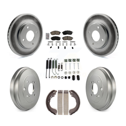 Coated Disc Rotors and Ceramic Brake Pads Kit-KGA-105465 - Kit.bestparts.ca