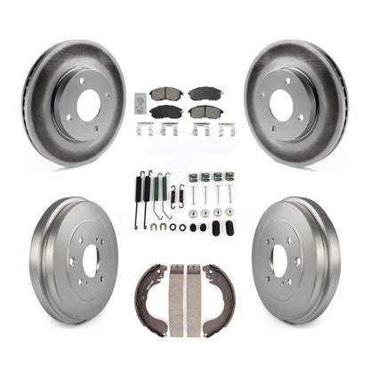 Coated Disc Rotors and Ceramic Brake Pads Kit-KGA-105466 - Kit.bestparts.ca