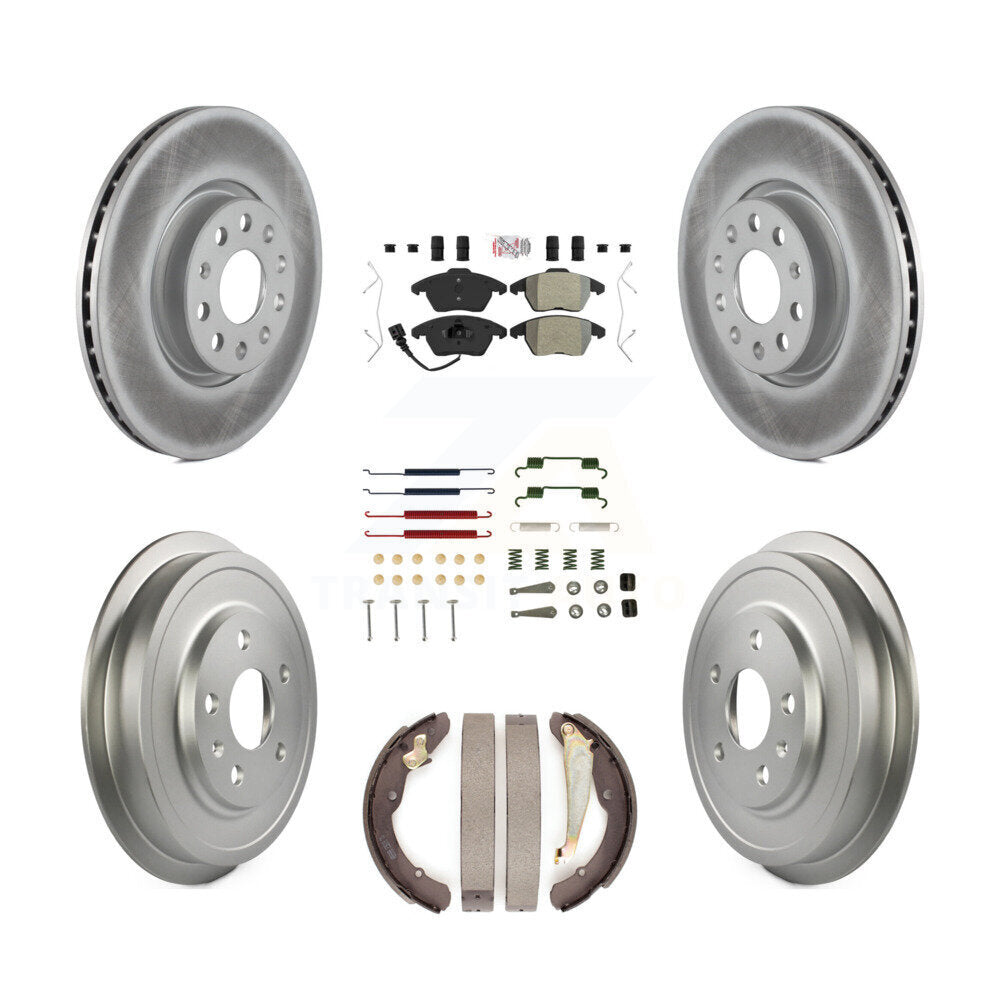 Coated Disc Rotors and Semi-Metallic Brake Pads Kit-KGA-105468 - Kit.bestparts.ca