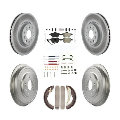 Coated Disc Rotors and Semi-Metallic Brake Pads Kit-KGA-105468 - Kit.bestparts.ca