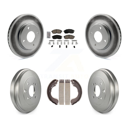 Coated Disc Rotors and Ceramic Brake Pads Kit-KGA-105494 - Kit.bestparts.ca