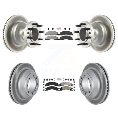 Coated Disc Rotors and Semi-Metallic Brake Pads Kit-KGA-105508 - Kit.bestparts.ca