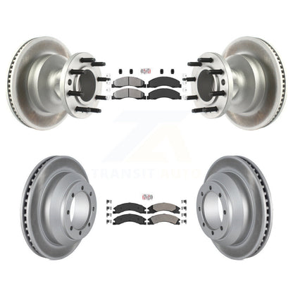 Coated Disc Rotors and Semi-Metallic Brake Pads Kit-KGA-105509 - Kit.bestparts.ca