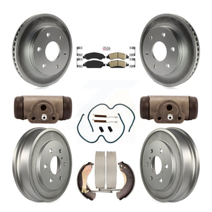 Coated Disc Rotors and Ceramic Brake Pads Kit-KGA-105550 - Kit.bestparts.ca