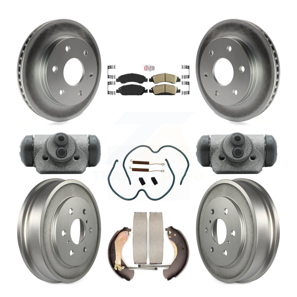 Coated Disc Rotors and Ceramic Brake Pads Kit-KGA-105551 - Kit.bestparts.ca Kit.bestparts.ca