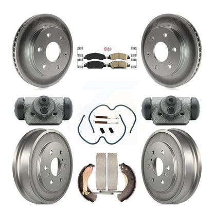 Coated Disc Rotors and Ceramic Brake Pads Kit-KGA-105551 - Kit.bestparts.ca