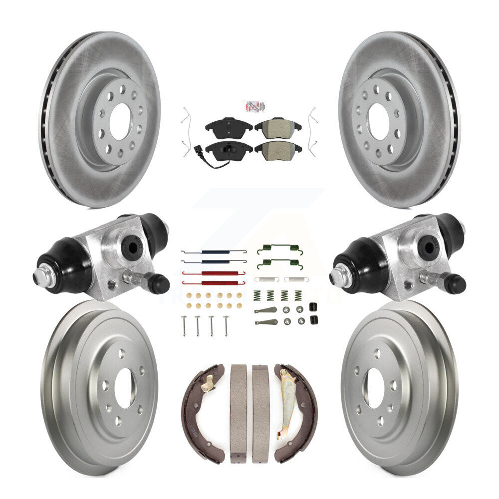 Coated Disc Rotors and Semi-Metallic Brake Pads Kit-KGA-105557 - Kit.bestparts.ca