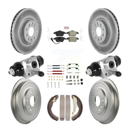 Coated Disc Rotors and Semi-Metallic Brake Pads Kit-KGA-105557 - Kit.bestparts.ca