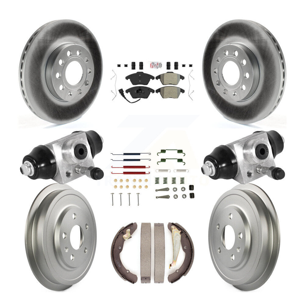 Coated Disc Rotors and Semi-Metallic Brake Pads Kit-KGA-105558 - Kit.bestparts.ca