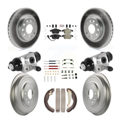 Coated Disc Rotors and Semi-Metallic Brake Pads Kit-KGA-105558 - Kit.bestparts.ca