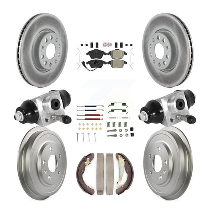 Coated Disc Rotors and Semi-Metallic Brake Pads Kit-KGA-105559 - Kit.bestparts.ca