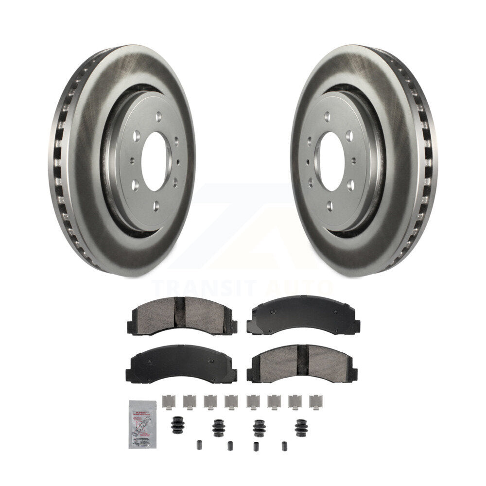 Coated Disc Rotors and Ceramic Brake Pads Kit-KGA-105635 - Kit.bestparts.ca