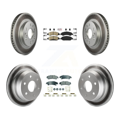 Disc Rotors and Ceramic (Front) & Semi-Metallic (Rear) Brake Pads Kit-KGA-105660 - Kit.bestparts.ca