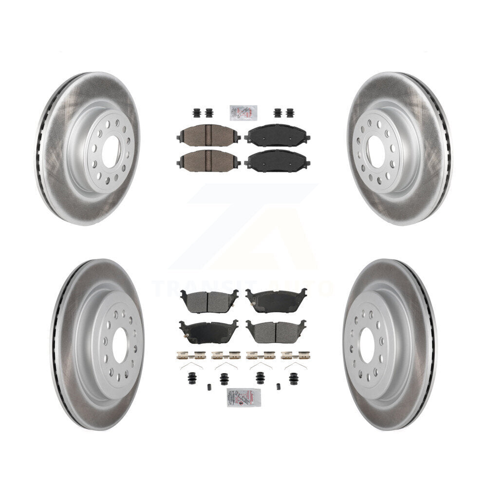 Disc Rotors and Semi-Metallic Brake Pads Kit-KGA-105663 - Kit.bestparts.ca