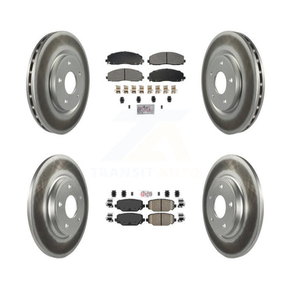 Disc Rotors and Semi-Metallic (Front) & Ceramic (Rear) Brake Pads Kit-KGA-105668 - Kit.bestparts.ca