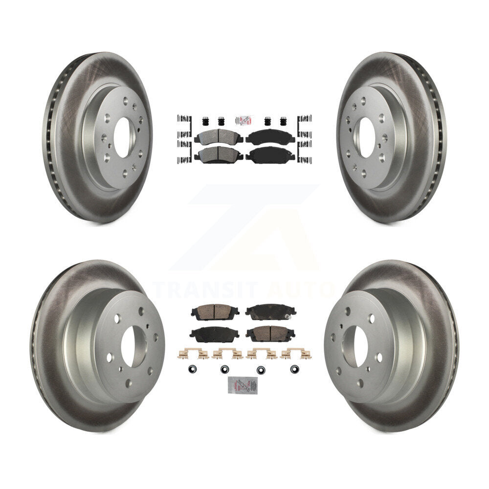 Disc Rotors and Semi-Metallic (Front) & Ceramic (Rear) Brake Pads Kit-KGA-105681 - Kit.bestparts.ca Kit.bestparts.ca