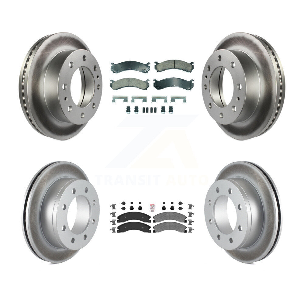 Disc Rotors and Ceramic (Front) & Semi-Metallic (Rear) Brake Pads Kit-KGA-105735 - Kit.bestparts.ca Kit.bestparts.ca