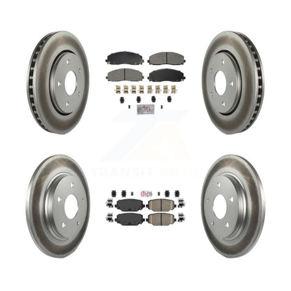 Disc Rotors and Semi-Metallic (Front) & Ceramic (Rear) Brake Pads Kit-KGA-105742 - Kit.bestparts.ca