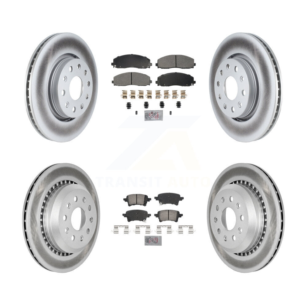 disc rotors and semi metallic front ceramic rear brake pads-kga-105788 - Kit.bestparts.ca Kit.bestparts.ca