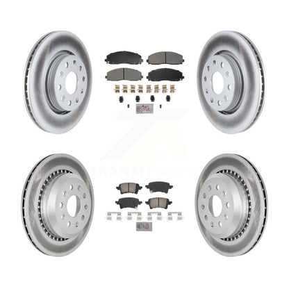 disc rotors and semi metallic front ceramic rear brake pads-kga-105788 - Kit.bestparts.ca