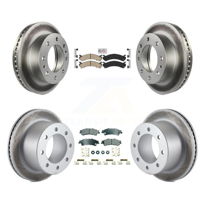 Disc Rotors and Ceramic (Front) & Semi-Metallic (Rear) Brake Pads Kit-KGA-105811 - Kit.bestparts.ca