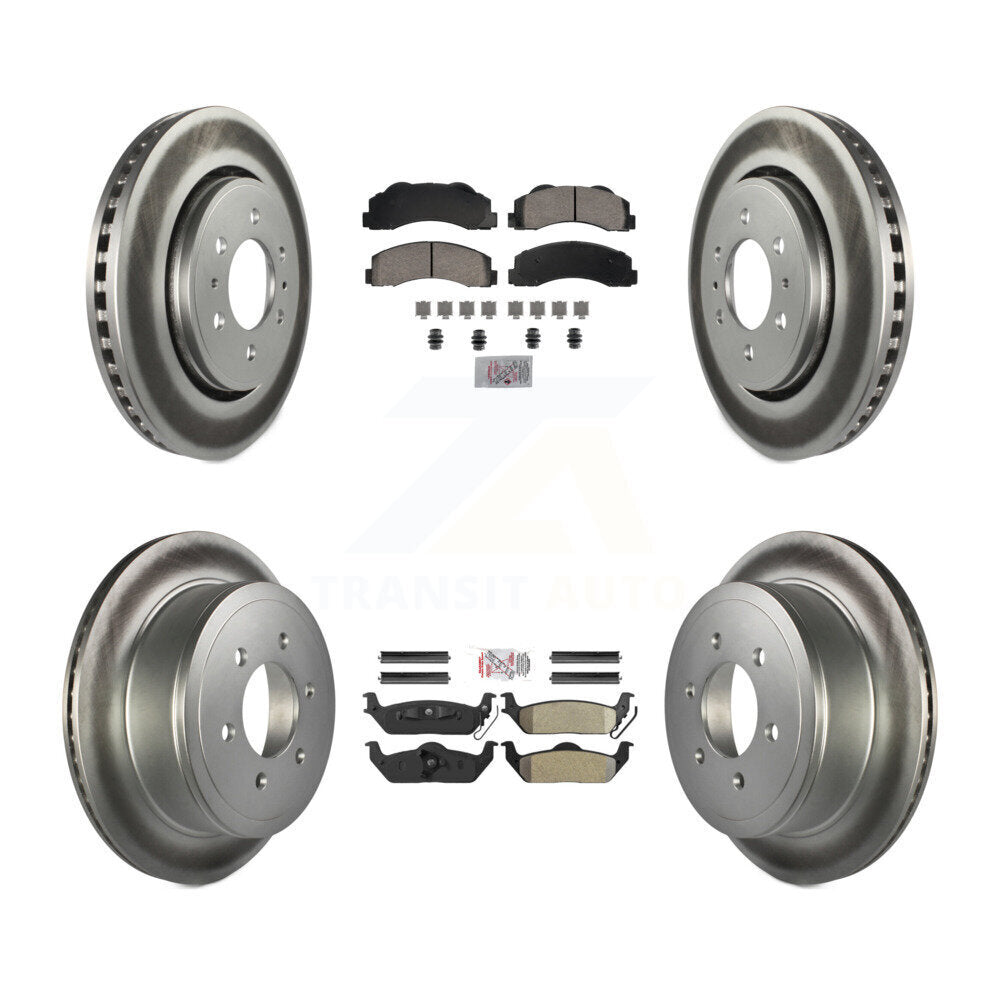 Disc Rotors and Ceramic (Front) & Semi-Metallic (Rear) Brake Pads Kit-KGA-105823 - Kit.bestparts.ca Kit.bestparts.ca