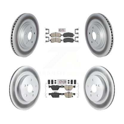 Coated Disc Rotors and Ceramic Brake Pads Kit-KGA-105834 - Kit.bestparts.ca