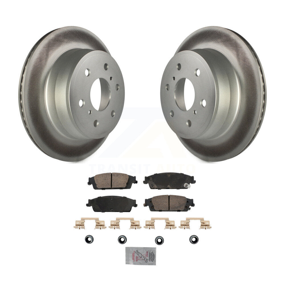Coated Disc Rotors and Ceramic Brake Pads Kit-KGA-105871 - Kit.bestparts.ca