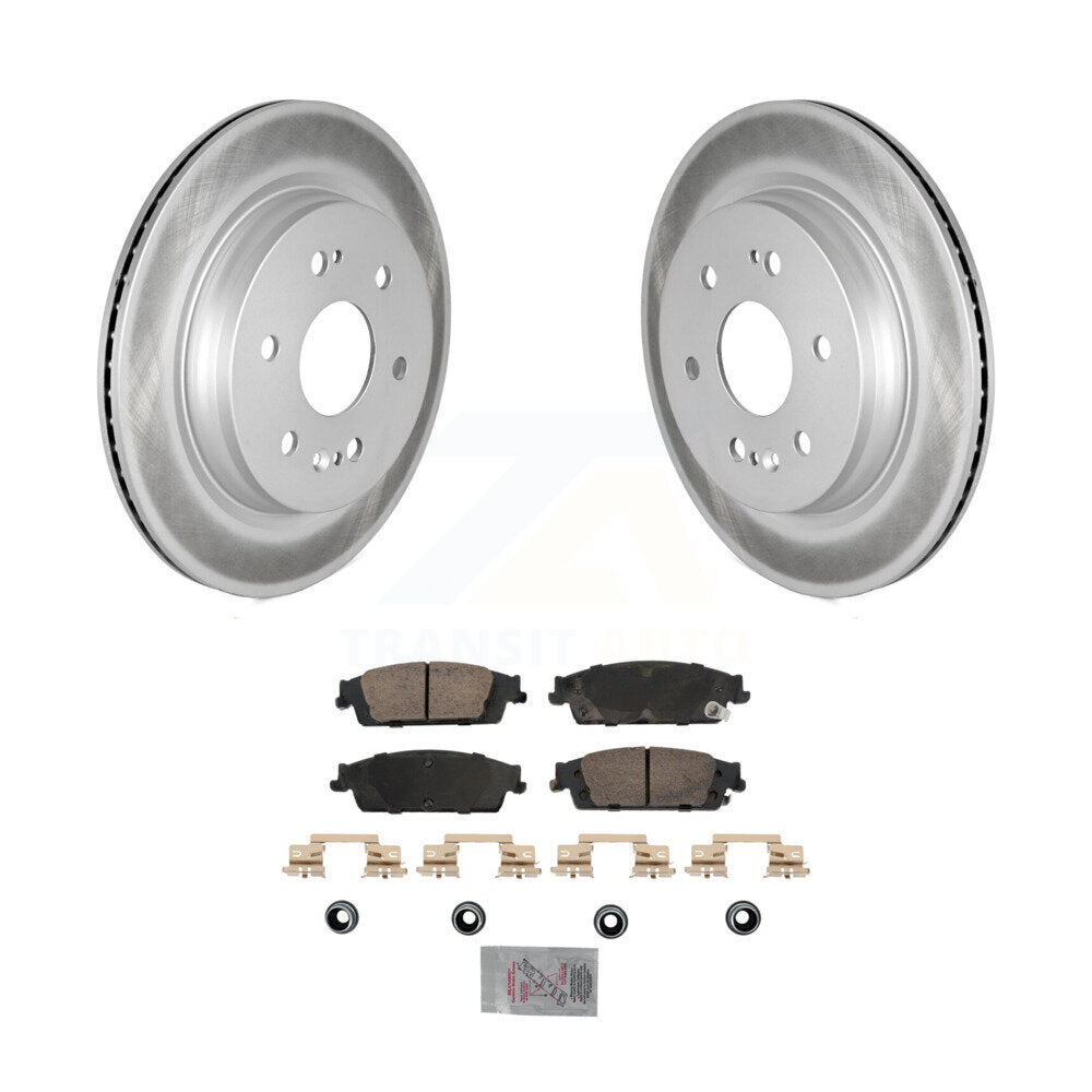 Coated Disc Rotors and Ceramic Brake Pads Kit-KGA-105873 - Kit.bestparts.ca