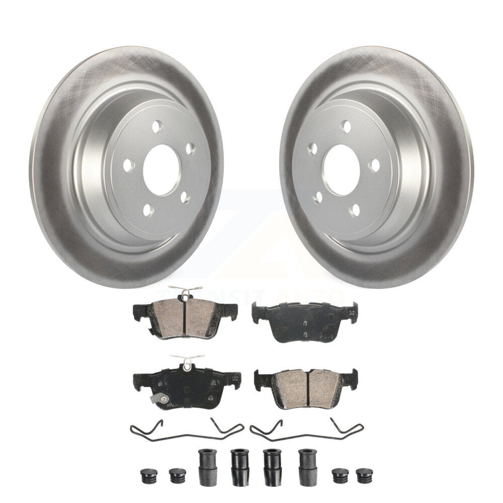 Coated Disc Rotors and Ceramic Brake Pads Kit-KGA-105892