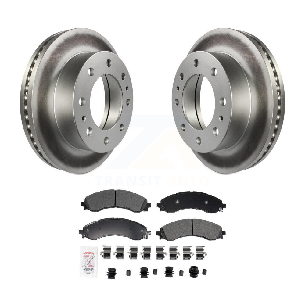 Coated Disc Rotors and Semi-Metallic Brake Pads Kit-KGA-106026 - Kit.bestparts.ca