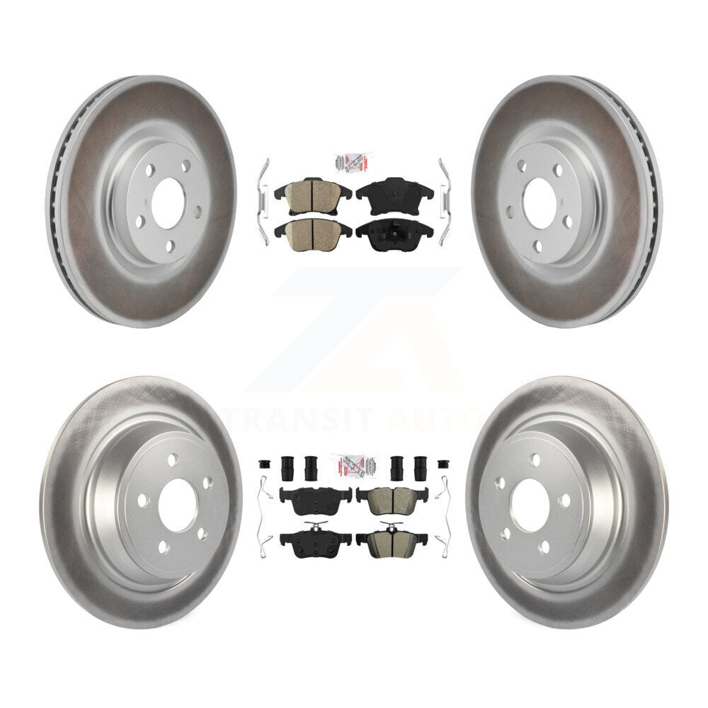 coated disc rotors and ceramic front semi metallic rear brake pads-kga-106102 - Kit.bestparts.ca Kit.bestparts.ca