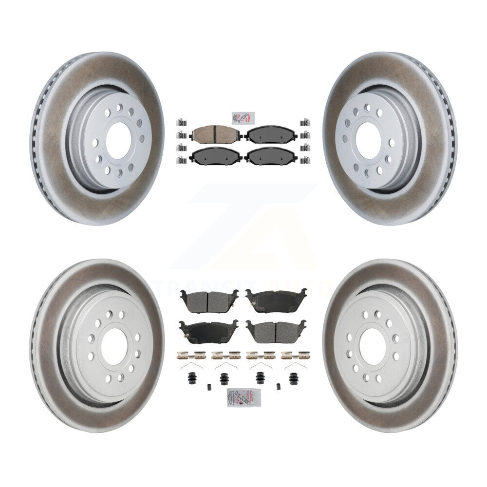 Disc Rotors and Ceramic (Front) & Semi-Metallic (Rear) Brake Pads Kit-KGA-106117 - Kit.bestparts.ca Kit.bestparts.ca