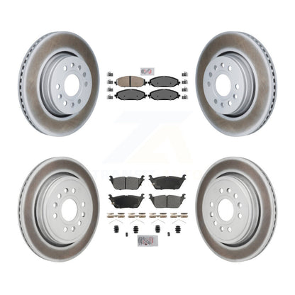 Disc Rotors and Ceramic (Front) & Semi-Metallic (Rear) Brake Pads Kit-KGA-106117 - Kit.bestparts.ca