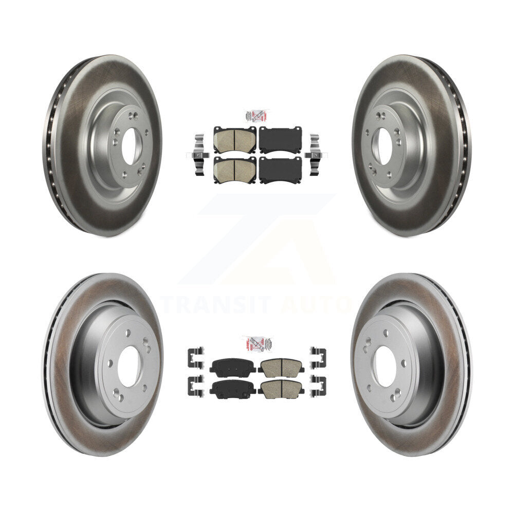 Coated Disc Rotors and Ceramic Brake Pads Kit-KGA-106122 - Kit.bestparts.ca Kit.bestparts.ca
