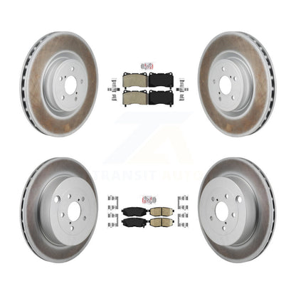Disc Rotors and Semi-Metallic (Front) & Ceramic (Rear) Brake Pads Kit-KGA-106125 - Kit.bestparts.ca