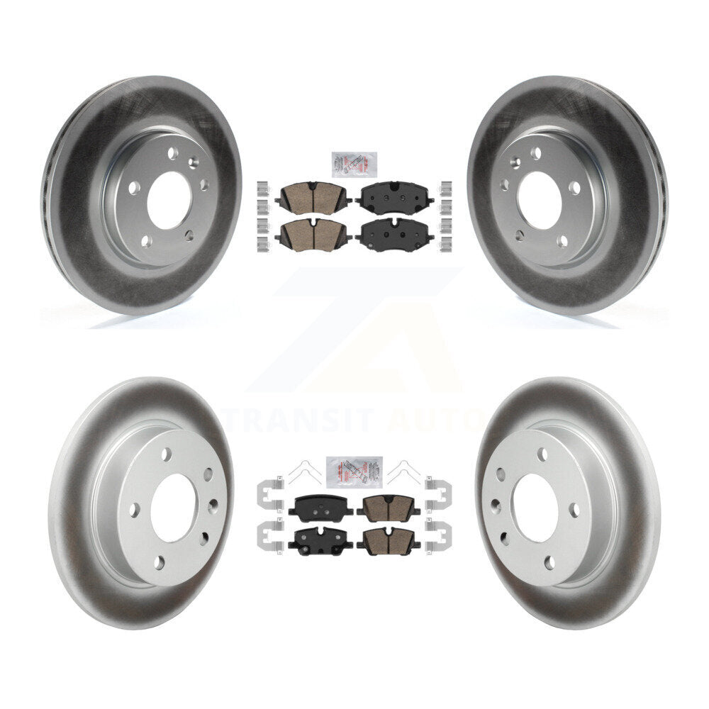 Coated Disc Rotors and Ceramic Brake Pads Kit-KGA-106133 - Kit.bestparts.ca