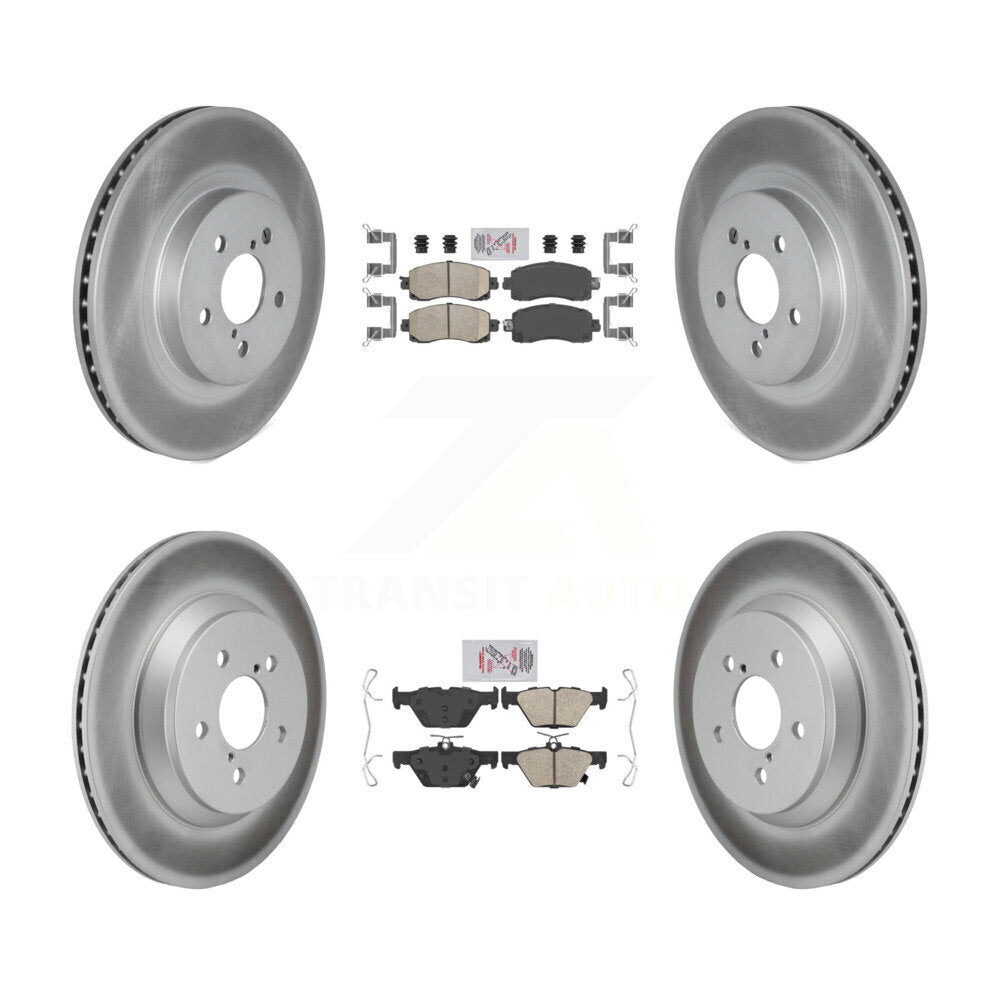 Coated Disc Rotors and Ceramic Brake Pads Kit-KGA-106146 - Kit.bestparts.ca