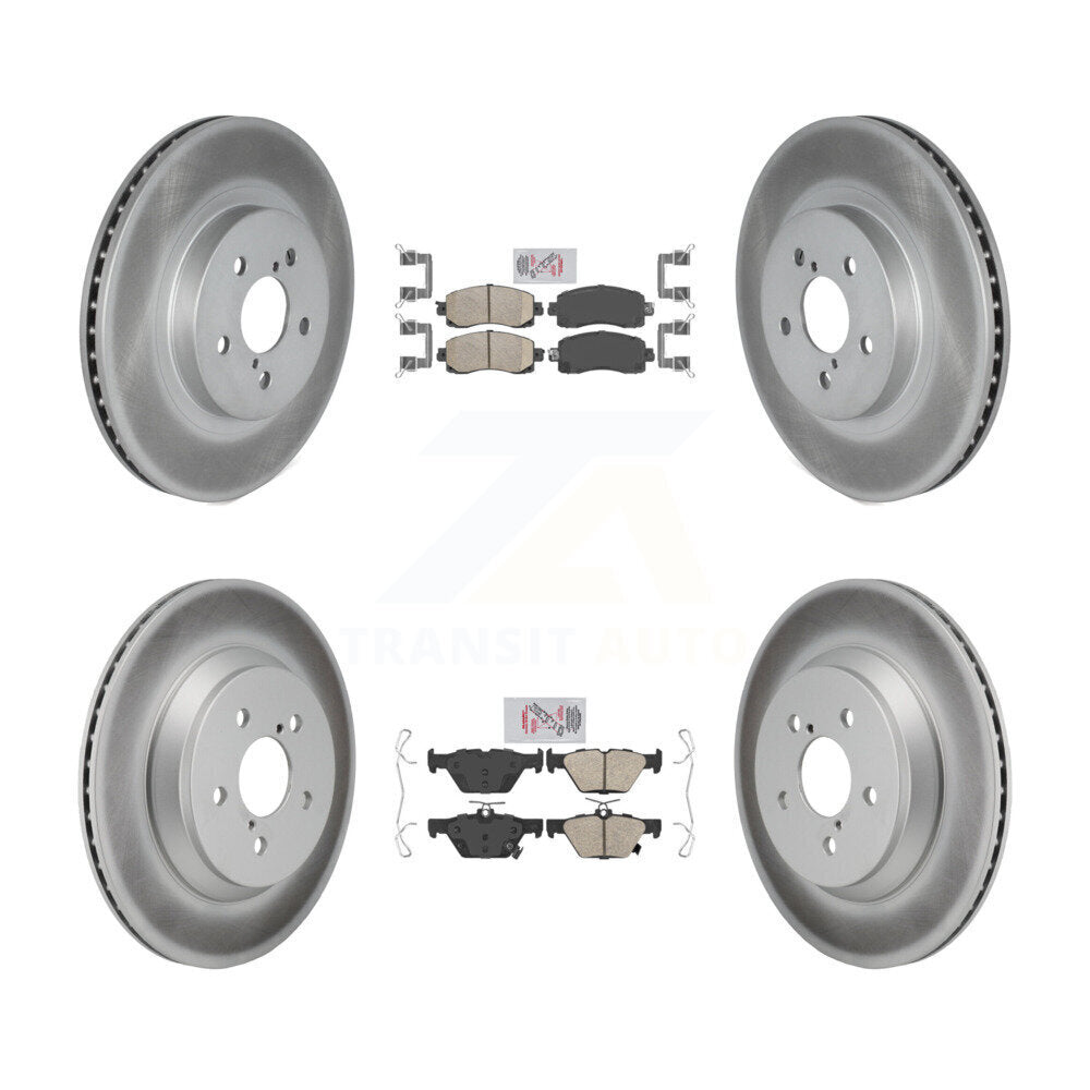Coated Disc Rotors and Ceramic Brake Pads Kit-KGA-106147 - Kit.bestparts.ca