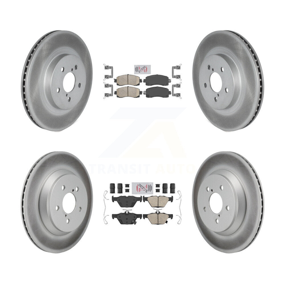 Coated Disc Rotors and Ceramic Brake Pads Kit-KGA-106149 - Kit.bestparts.ca Kit.bestparts.ca