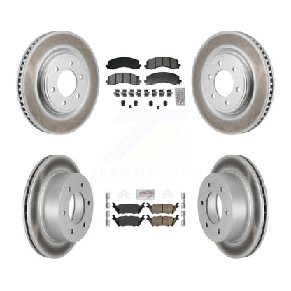 Disc Rotors and Semi-Metallic (Front) & Ceramic (Rear) Brake Pads Kit-KGA-106166 - Kit.bestparts.ca