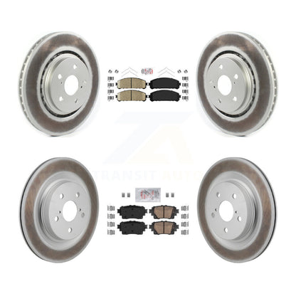 Coated Disc Rotors and Ceramic Brake Pads Kit-KGA-106200 - Kit.bestparts.ca