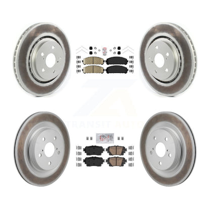 Coated Disc Rotors and Ceramic Brake Pads Kit-KGA-106201 - Kit.bestparts.ca