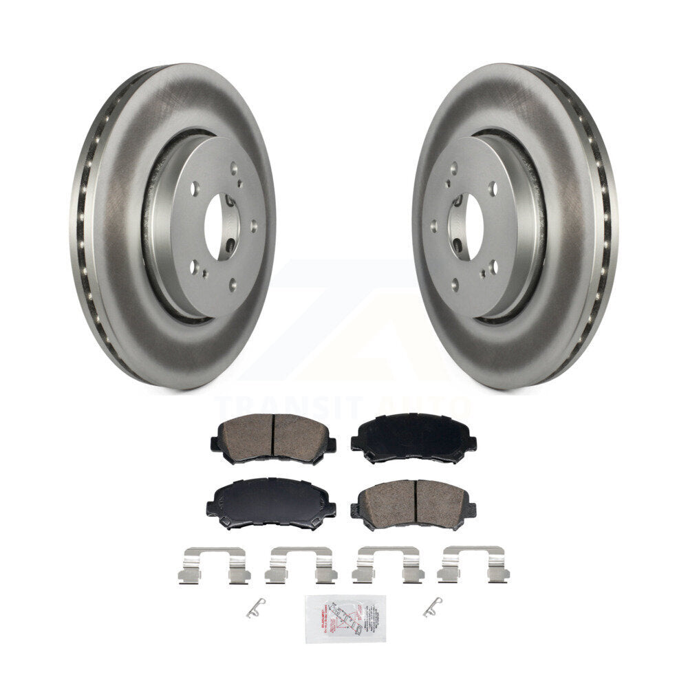 Coated Disc Rotors and Ceramic Brake Pads Kit-KGA-106210 - Kit.bestparts.ca