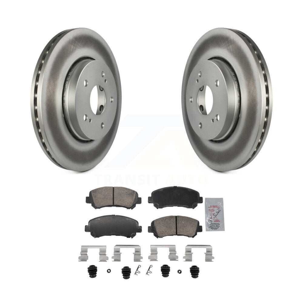 Coated Disc Rotors and Ceramic Brake Pads Kit-KGA-106211 - Kit.bestparts.ca