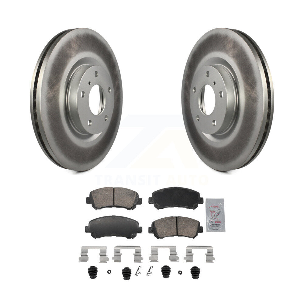 Coated Disc Rotors and Ceramic Brake Pads Kit-KGA-106213 - Kit.bestparts.ca
