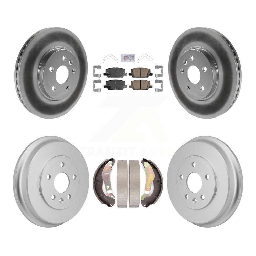 Coated Disc Rotors and Ceramic Brake Pads Kit-KGA-106315 - Kit.bestparts.ca Kit.bestparts.ca
