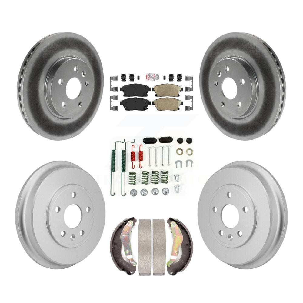 Coated Disc Rotors and Ceramic Brake Pads Kit-KGA-106327 - Kit.bestparts.ca Kit.bestparts.ca